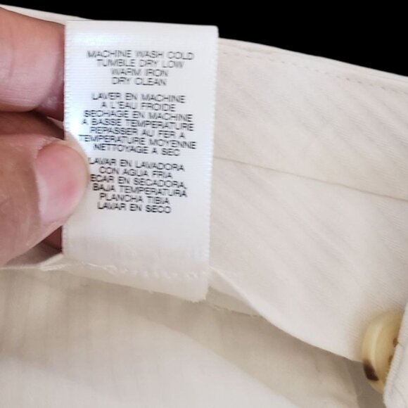 Michael Kors Mens Greenwich Linen Blend Pants White Size 32 - Picture 12 of 16